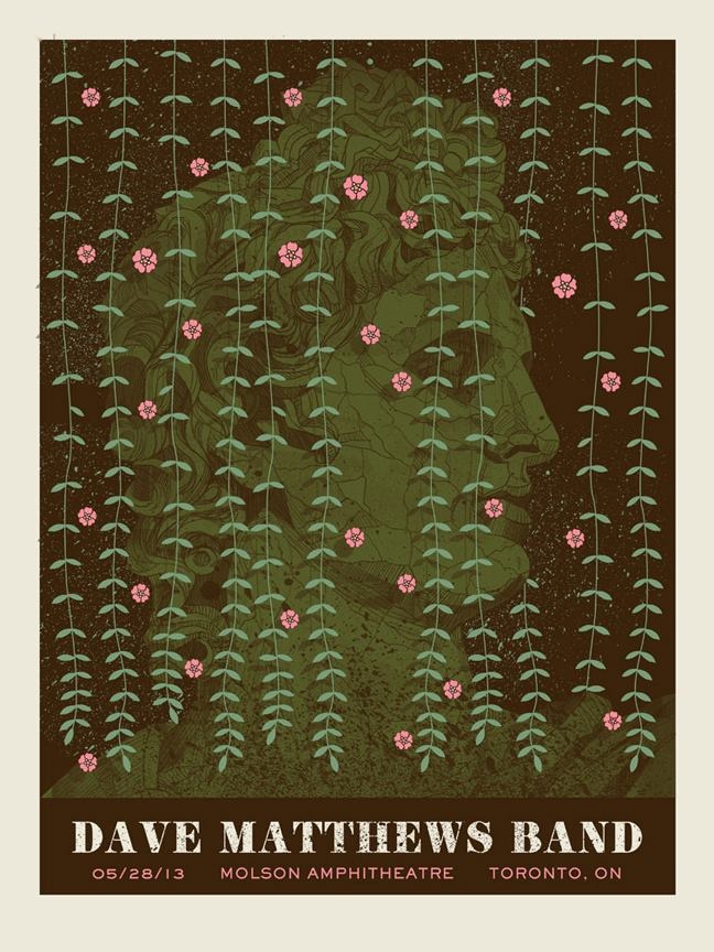 Methane Studios — Dave Matthews Band, Molson Amphitheatre, Toronto, ON · May 28, 2013 Poster