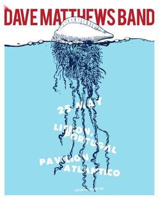 Jon Marro — Dave Matthews Band, Pavilhão Atlântico, Lisbon, PRT · May 25, 2007 Poster