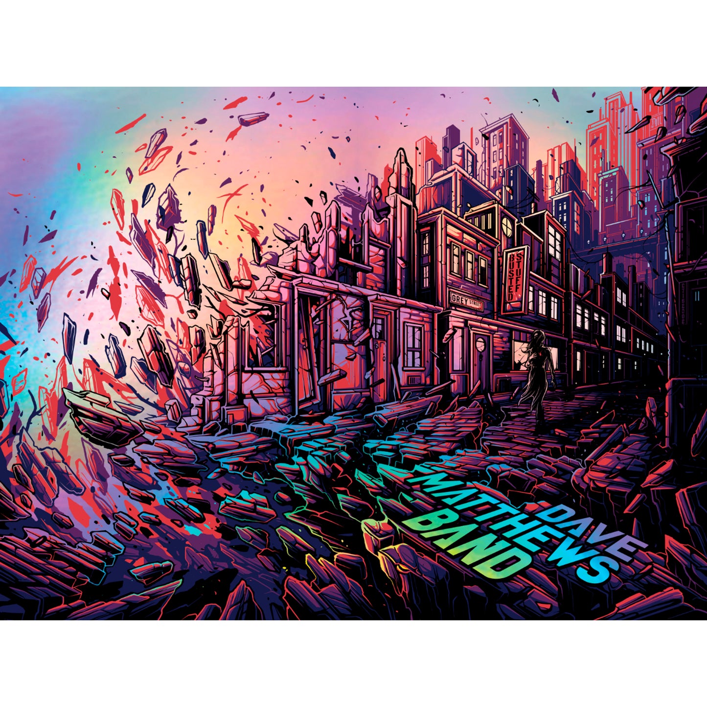 Dan Mumford — Dave Matthews Band, Song Series - Grey Street, Unknown · Jan 1, 2022 Foil Poster
