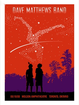 Methane Studios — Dave Matthews Band, Molson Amphitheatre, Toronto, ON CAN · Jun 18, 2008 Poster