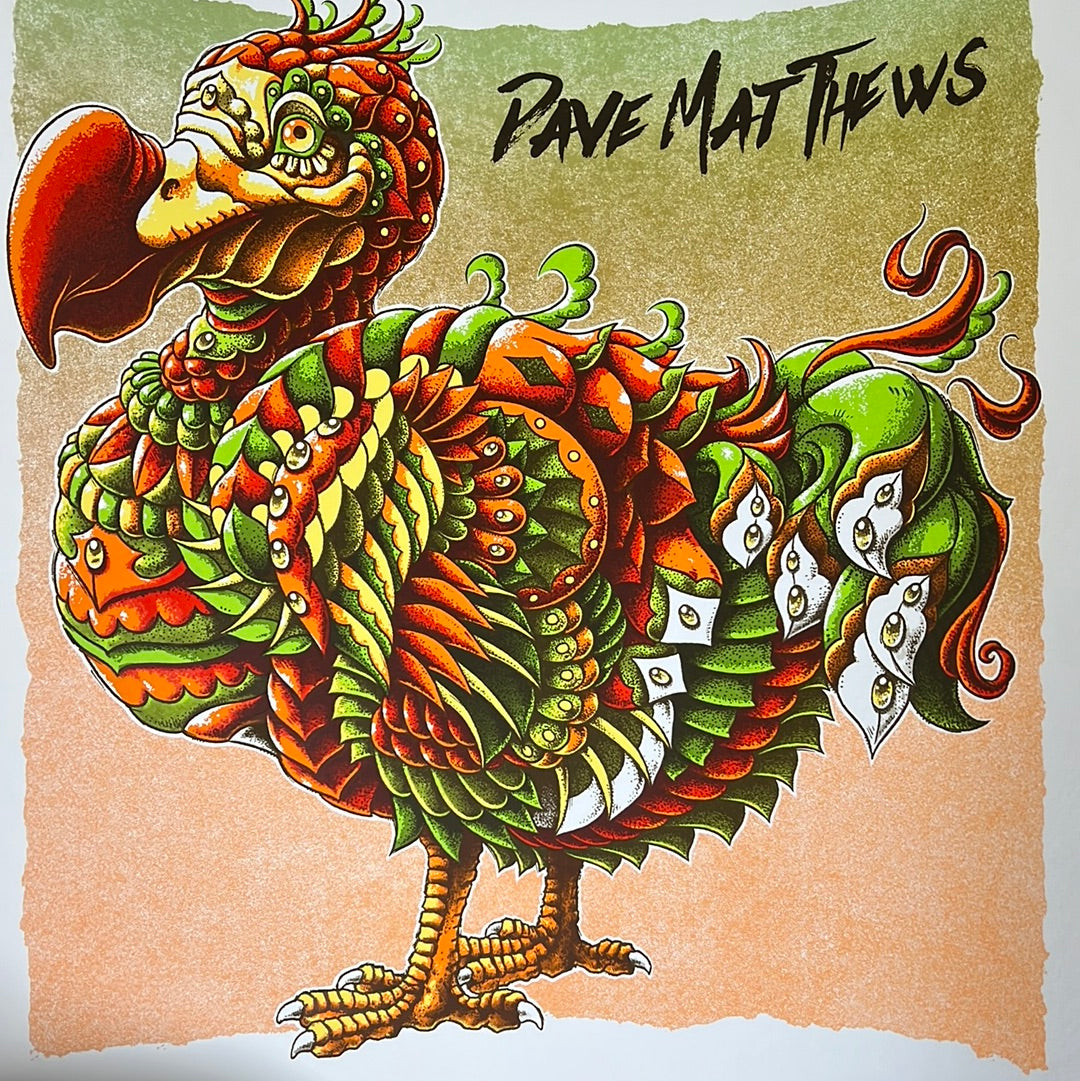 BIOWORKZ — Dave Matthews Band, Song Series - Dodo, Unknown · Jan 1, 2021 Show Poster