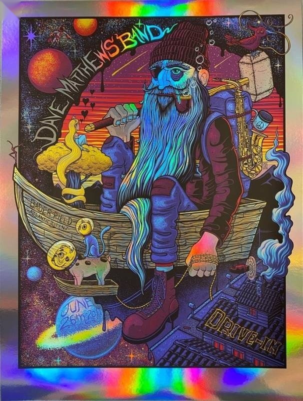 Jim Mazza — Dave Matthews Band, Bader Field, Atlantic City, NJ · Jun 25, 2011 Foil Poster