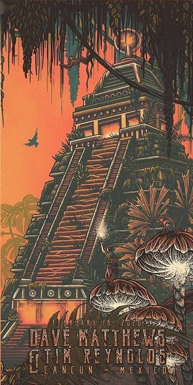 Luke Martin — Dave Matthews Band, Moon Palace Golf & Spa Resort, Cancún, MX · Feb 14, 2020 Show Poster