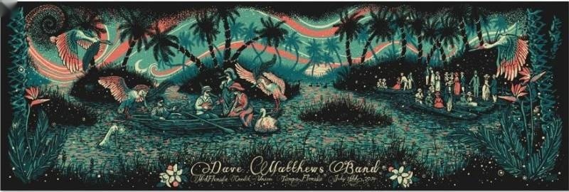 James Eads — Dave Matthews Band, MIDFLORIDA Credit Union Amphitheatre at the Florida State Fairgrounds, Tampa, FL · Jul 16, 2014 Artist Poster