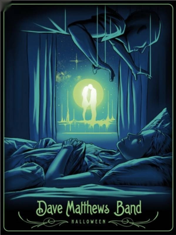 Maxx242 — Dave Matthews Band, 2023 Halloween Print, Unknown · Jan 1, 2023 Artist Foil Poster