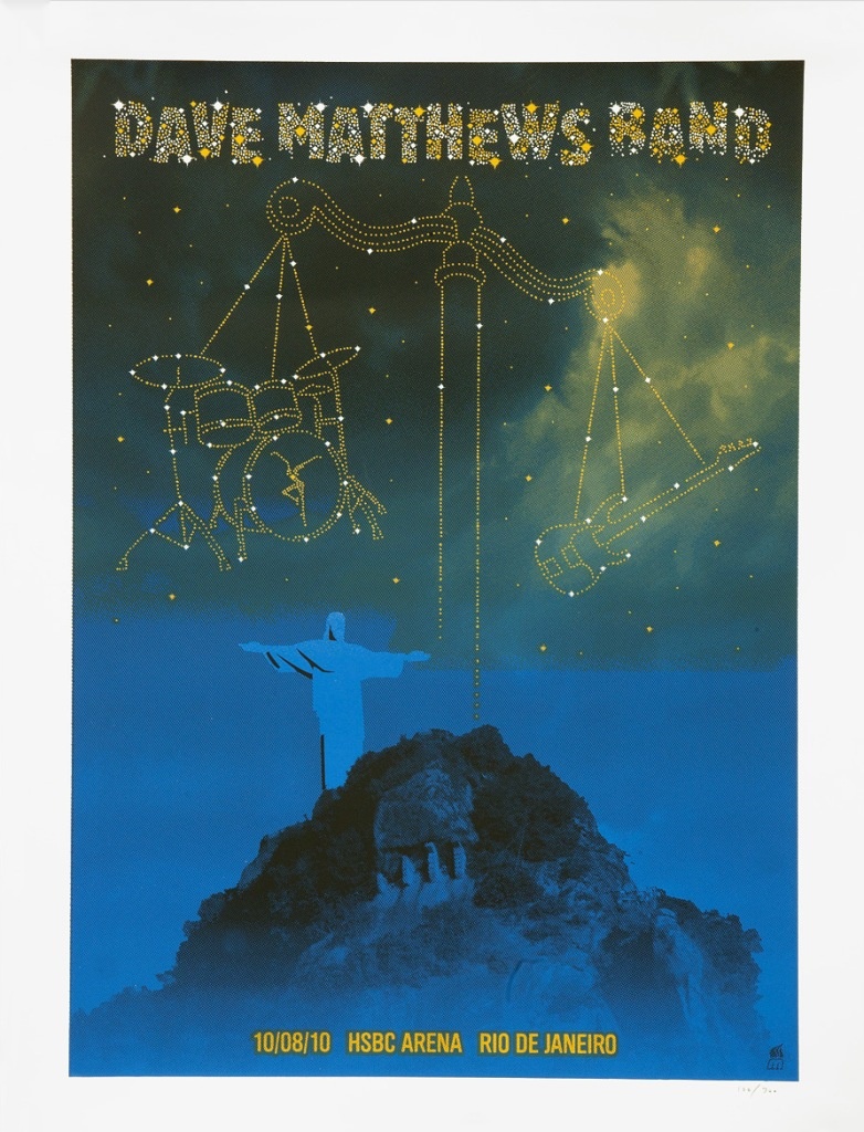 Methane Studios — Dave Matthews Band, HSBC Arena, Rio de Janeiro, RJ BRA · Oct 8, 2010 Poster