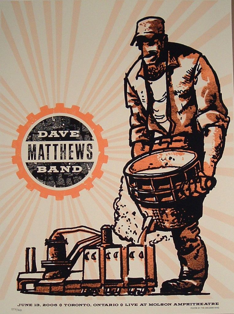 Neal Williams — Dave Matthews Band, Molson Amphitheatre, Toronto, ON · Jun 13, 2006 Poster