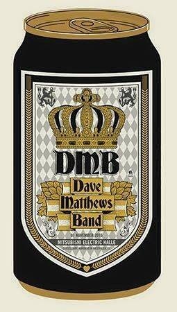 Methane Studios — Dave Matthews Band, Mitsubishi Electric Halle, Düsseldorf, DEU · Nov 1, 2015 Artist Poster
