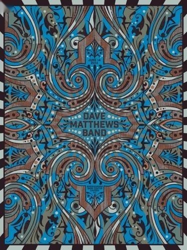 Nate Duval — Dave Matthews Band, Freedom Mortgage Pavilion, Camden, NJ · Jun 14, 2014 Artist Poster