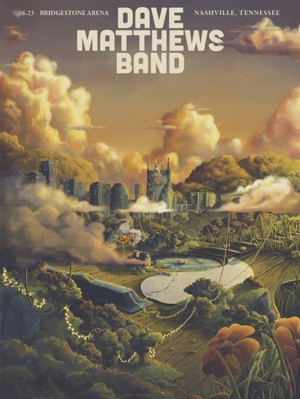 Bailey Race — Dave Matthews Band, Bridgestone Arena, Nashville, TN · May 26, 2023 Artist Poster