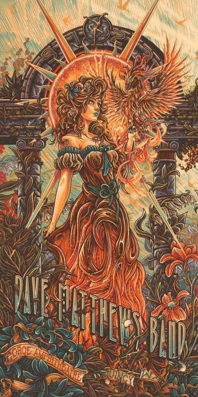 Luke Martin — Dave Matthews Band, The Gorge Amphitheatre, George, WA · Sep 1, 2023 Show Poster