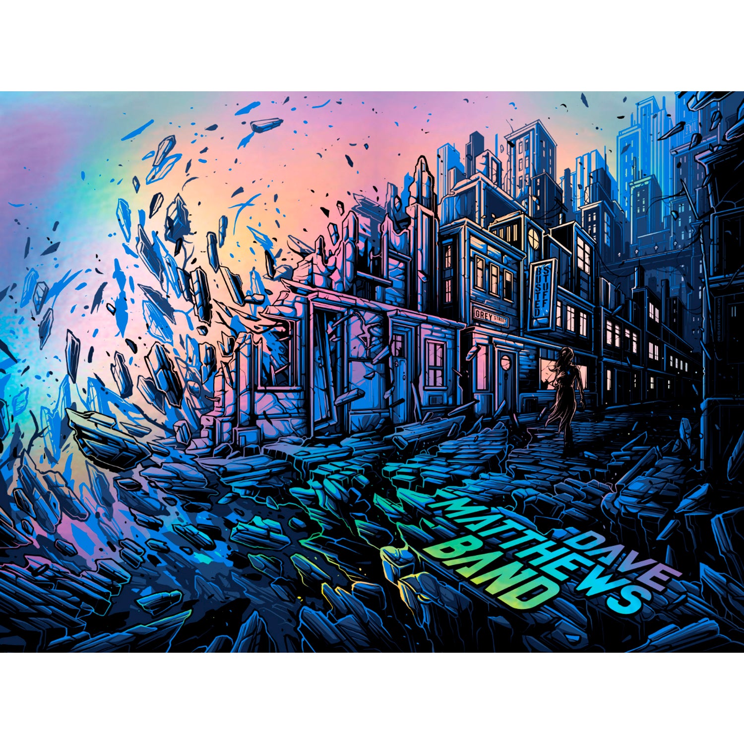 Dan Mumford — Dave Matthews Band, Song Series - Grey Street, Unknown · Jan 1, 2022 Foil Poster