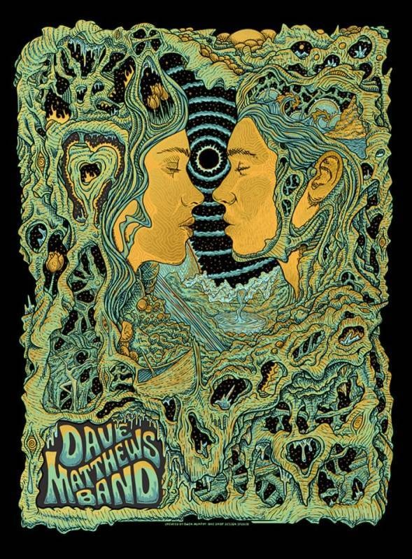 Owen Murphy (One Drop Design Studio) — Dave Matthews Band, N/A - Movie Poster, Unknown · Jan 1, 2024 Foil Poster