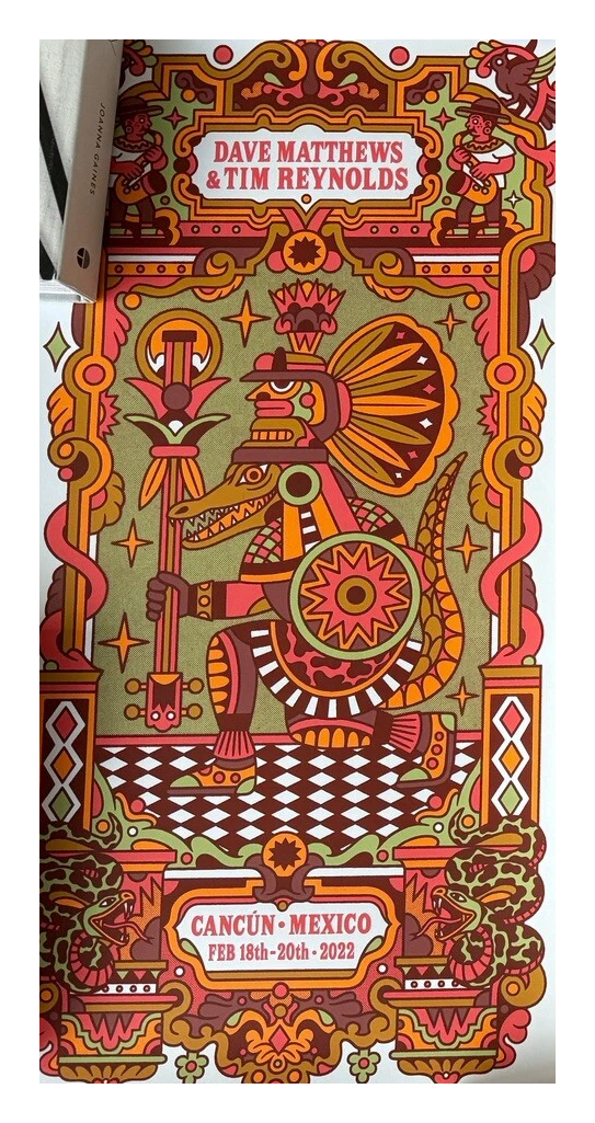 Dave Matthews Band Poster, Moon Palace Golf & Spa Resort, Cancún, MX · Feb 18–20, 2022 Show Poster
