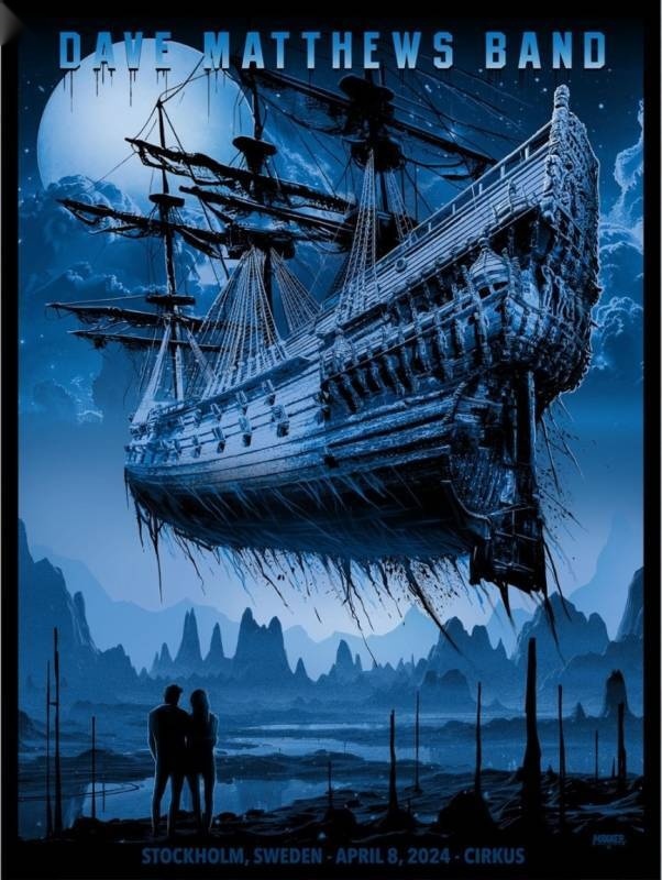 Maxx242 — Dave Matthews Band, Cirkus, Stockholm, SWE · Apr 8, 2024 Artist Poster
