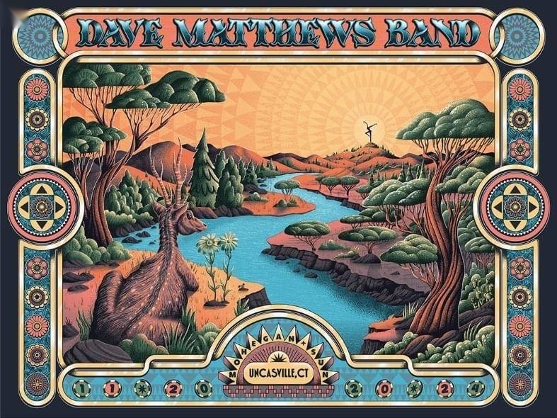 Dylan Fant — Dave Matthews Band, Mohegan Sun Arena (Mohegan Sun), Uncasville, CT · Nov 20, 2024 Artist Poster