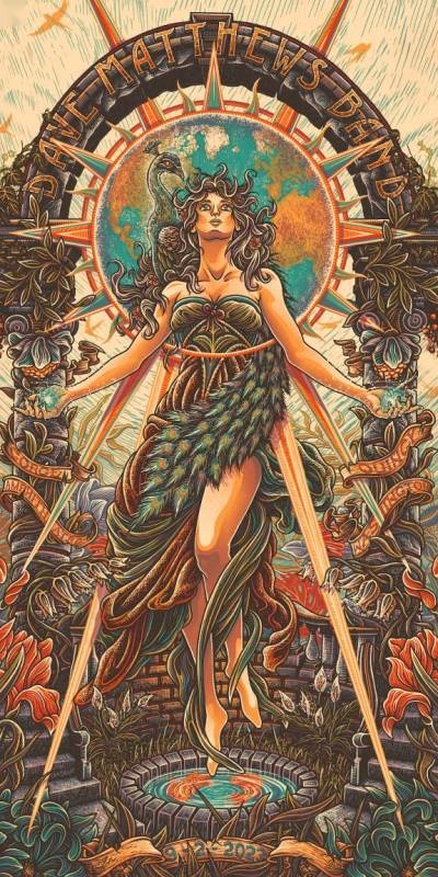 Luke Martin — Dave Matthews Band, The Gorge Amphitheatre, George, WA · Sep 2, 2023 Show Poster