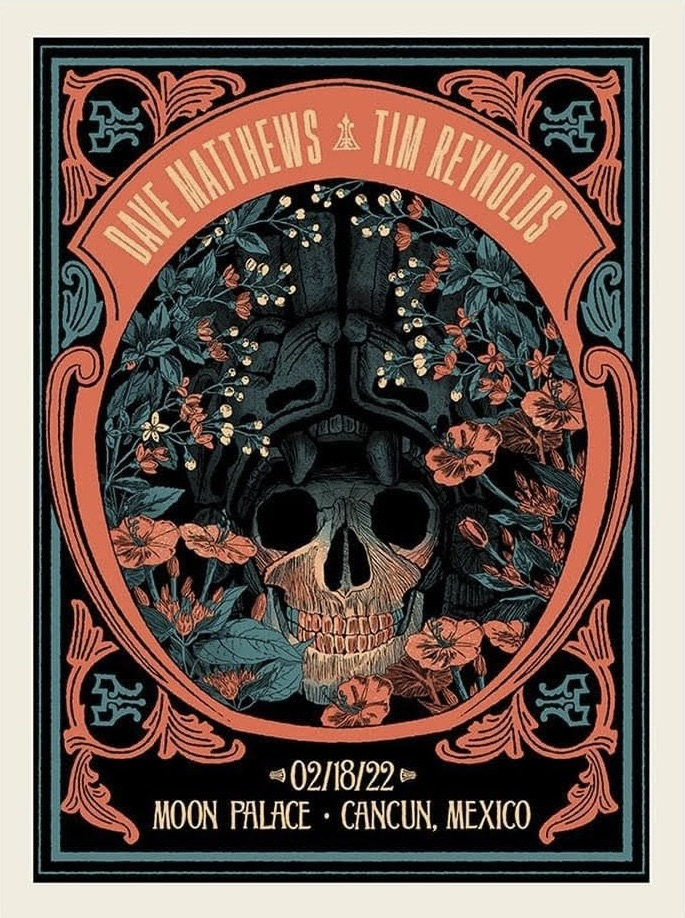 Methane Studios — Dave Matthews Band, Moon Palace Golf & Spa Resort, Cancún, MEX · Feb 18, 2022 Poster