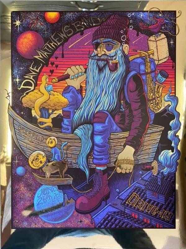 Jim Mazza — Dave Matthews Band, Bader Field, Atlantic City, NJ · Jun 25, 2011 Foil Poster