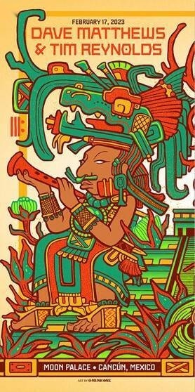Munk One — Dave Matthews Band, Moon Palace Golf & Spa Resort, Cancún, MX · Feb 17, 2023 Show Poster