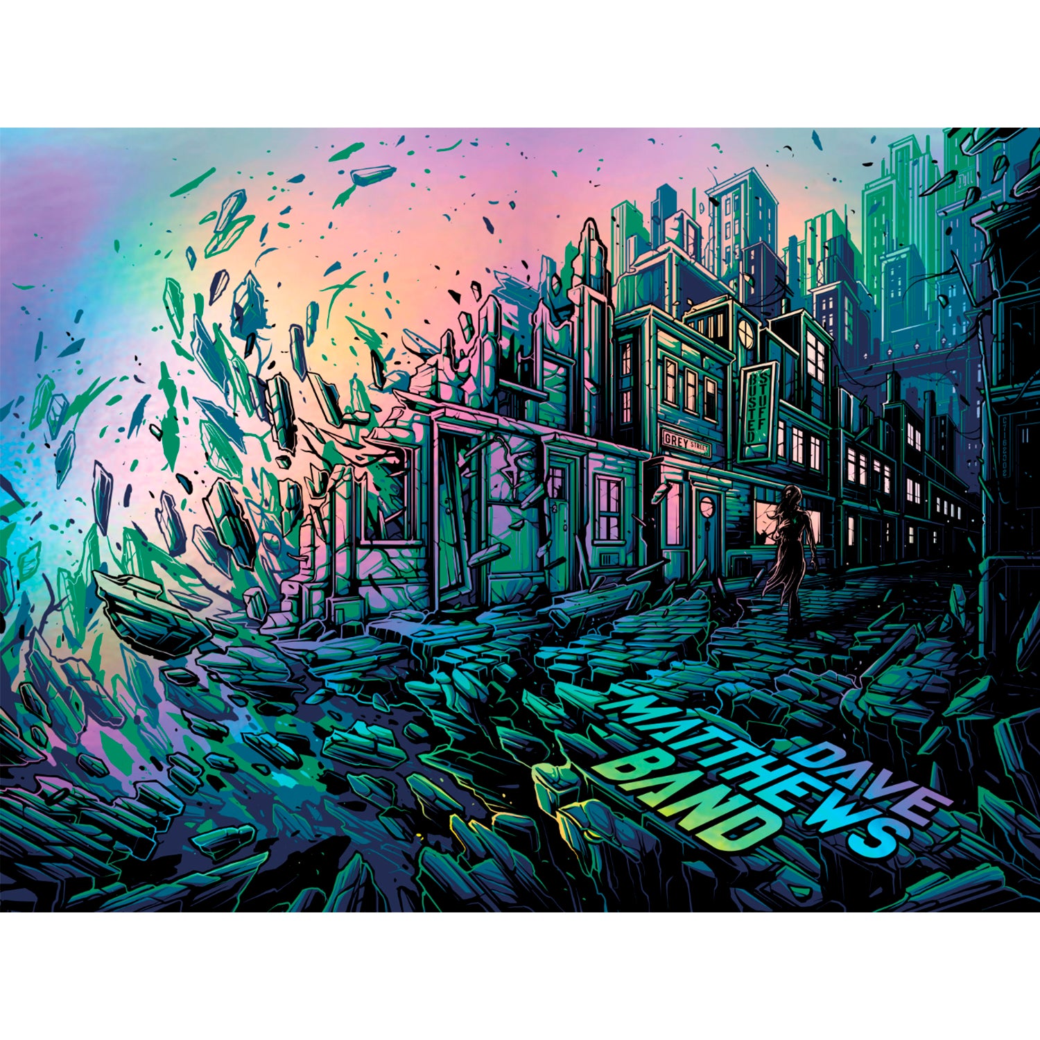 Dan Mumford — Dave Matthews Band, Song Series - Grey Street, Unknown · Jan 1, 2022 Foil Poster