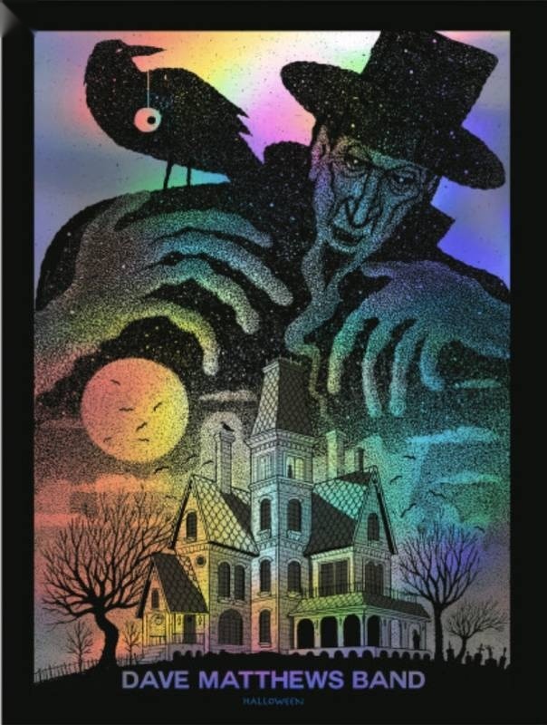 Methane Studios — Dave Matthews Band, 2023 Halloween Print, Unknown · Jan 1, 2023 Foil Poster
