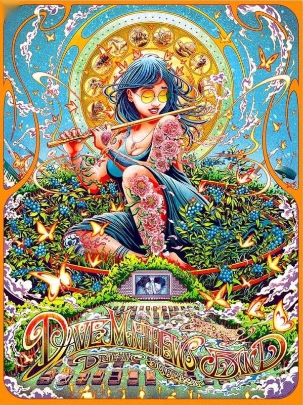 Miles Tsang — Dave Matthews Band, Freedom Mortgage Pavilion, Camden, NJ · Jun 14, 2019 Artist Poster