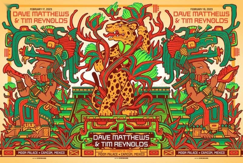 Munk One — Dave Matthews Band, Moon Palace Golf & Spa Resort, Cancún, MX · Feb 17–19, 2023 Show Poster