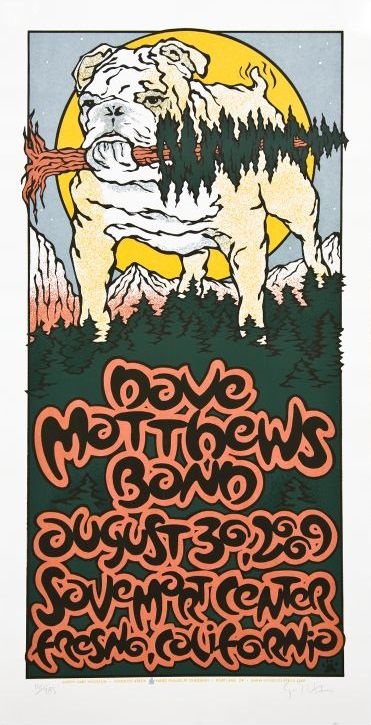 Gary Houston — Dave Matthews Band, Save Mart Center at Fresno State (California State University, Fresno), Fresno, CA · Aug 30, 2009 Poster
