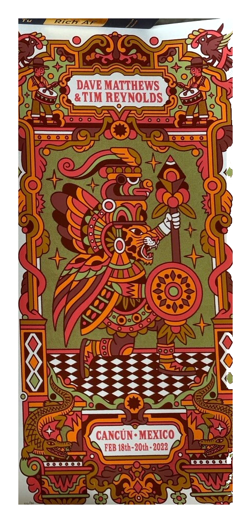 Dave Matthews Band Poster, Moon Palace Golf & Spa Resort, Cancún, MX · Feb 18–20, 2022 Show Poster