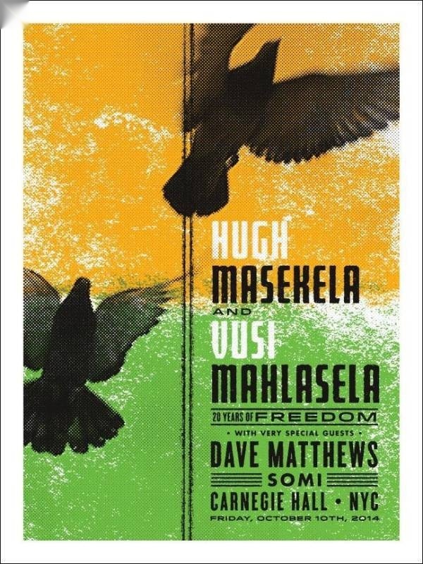 Aesthetic Apparatus — Dave Matthews Band, Carnegie Hall, New York, NY · Oct 10, 2014 Artist Poster