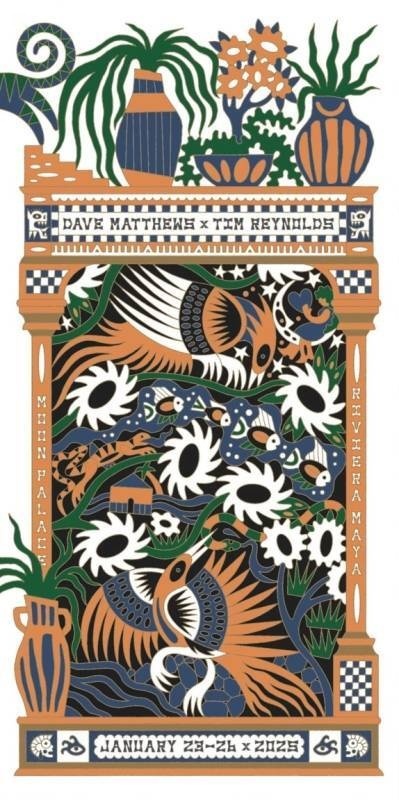 Joshua Noom — Dave Matthews Band, Moon Palace Golf & Spa Resort, Cancún, MX · Jan 26, 2025 Show Poster