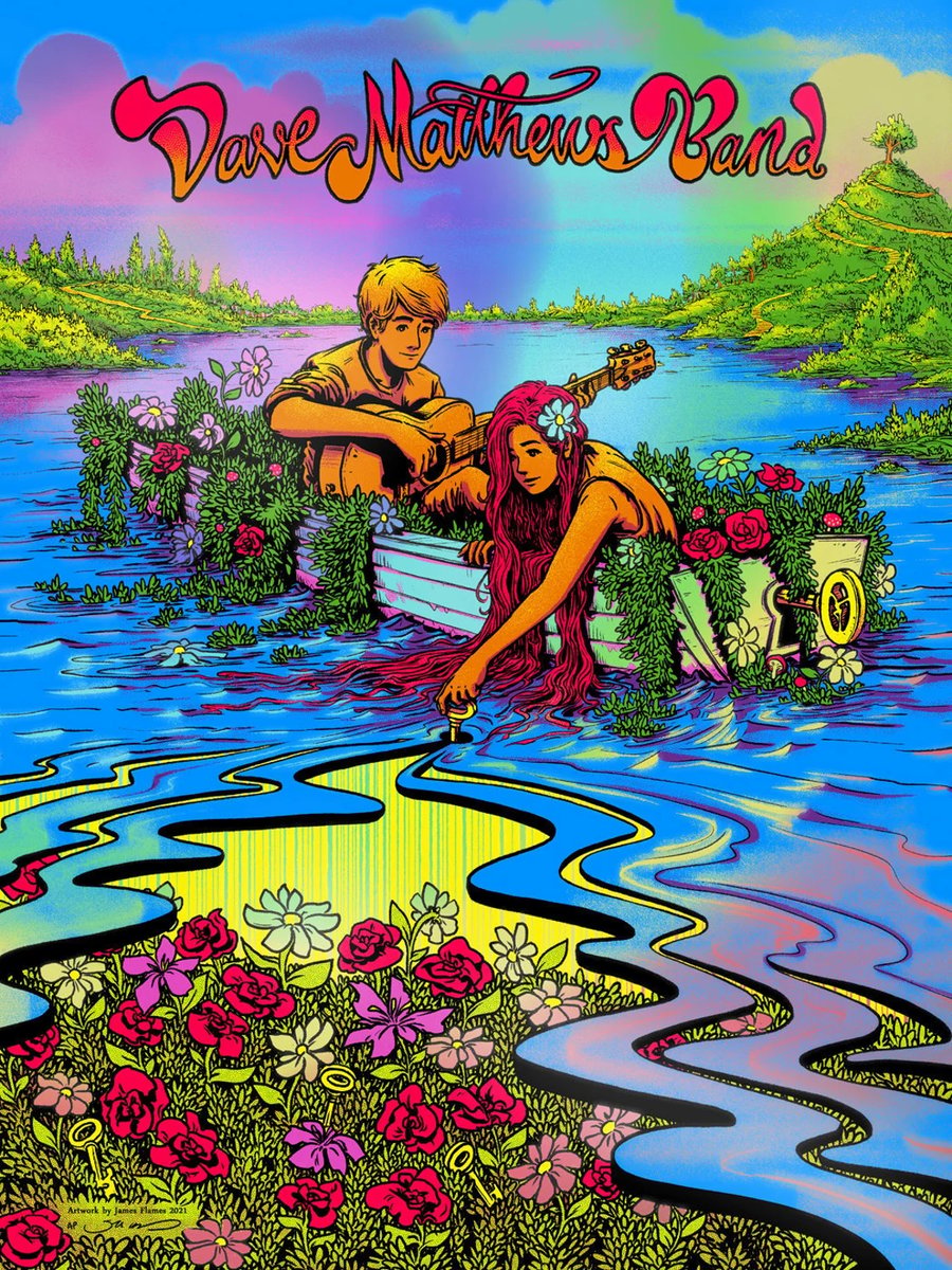 James Flames — Dave Matthews Band, Song Series - Everyday, Unknown · Jan 1, 2021 Foil Poster