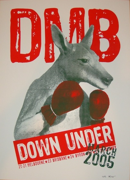 GTC — Dave Matthews Band, 2005 Australia Tour Poster, Unknown · Mar 21, 2005 Poster