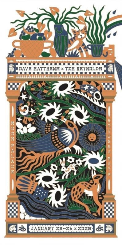 Joshua Noom — Dave Matthews Band, Moon Palace Golf & Spa Resort, Cancún, MX · Jan 24, 2025 Show Poster