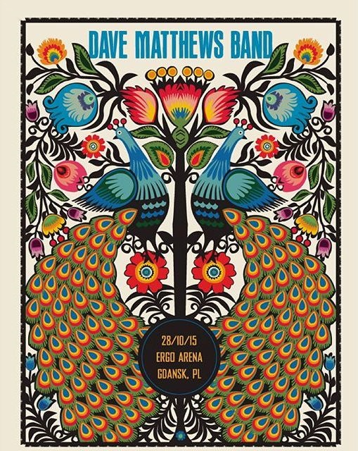 Methane Studios — Dave Matthews Band, Ergo Arena, Gdańsk, POL · Oct 28, 2015 Poster