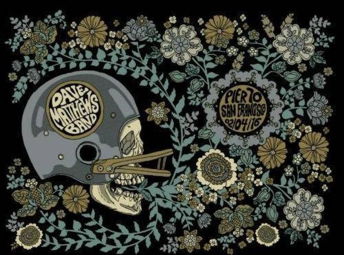 Methane Studios — Dave Matthews Band, Pier 70, San Francisco, CA · Feb 4, 2016 Artist Poster