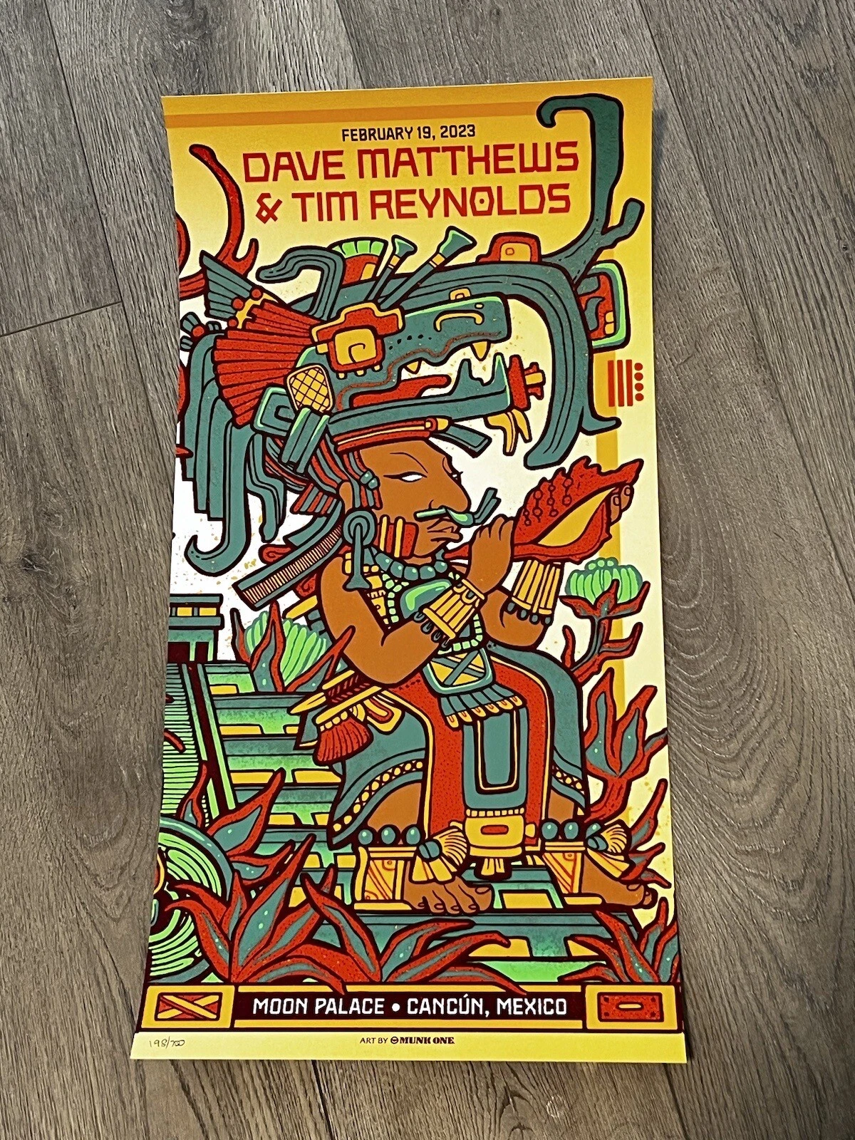 Munk One — Dave Matthews Band, Moon Palace Golf & Spa Resort, Cancún, MX · Feb 19, 2023 Show Poster