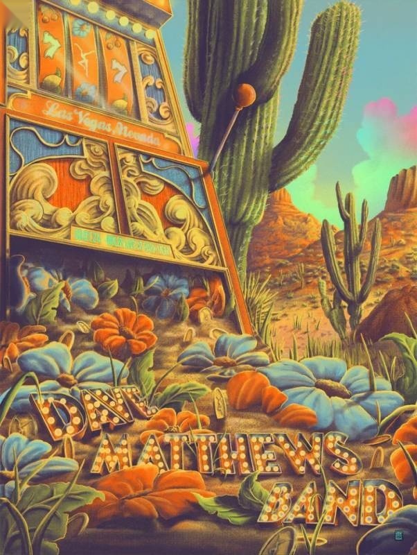 Bailey Race — Dave Matthews Band, Dolby Live (Park MGM), Las Vegas, NV · Mar 1, 2024 Artist Foil Poster