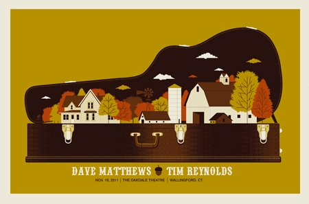Methane Studios — Dave Matthews Band, Toyota Presents: The Oakdale Theatre, Wallingford, CT · Nov 19, 2011 Poster