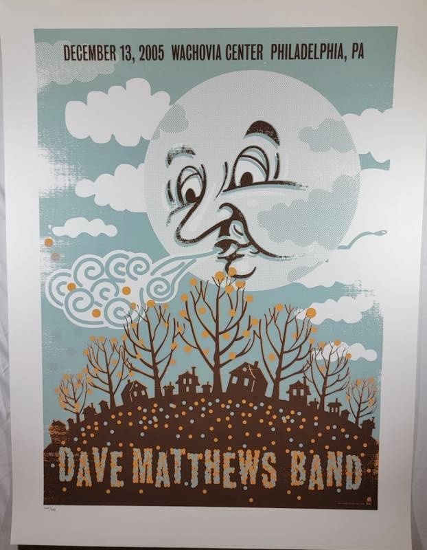 Methane Studios — Dave Matthews Band, Wachovia Center, Philadelphia, PA · Dec 13, 2005 Artist Poster