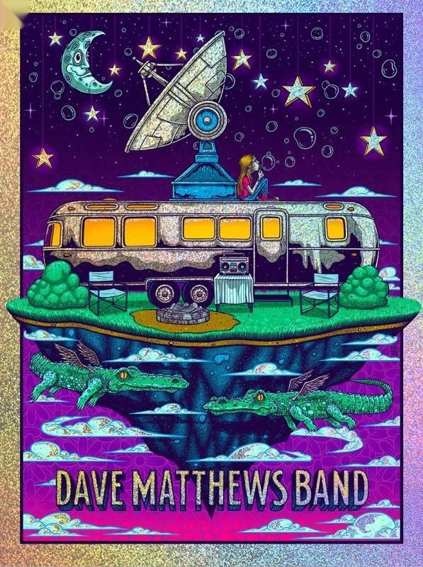 Jim Mazza — Dave Matthews Band, Unknown Venue, Unknown Location · Sep 27, 2024 Foil Poster