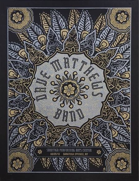 Methane Studios — Dave Matthews Band, Saratoga Performing Arts Center, Saratoga Springs, NY · Jun 5, 2010 Artist Poster