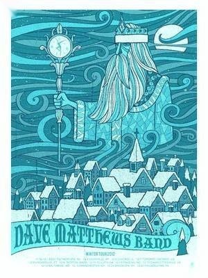 Methane Studios — Dave Matthews Band, N/A, Unknown · Jan 1, 2012 Artist Poster