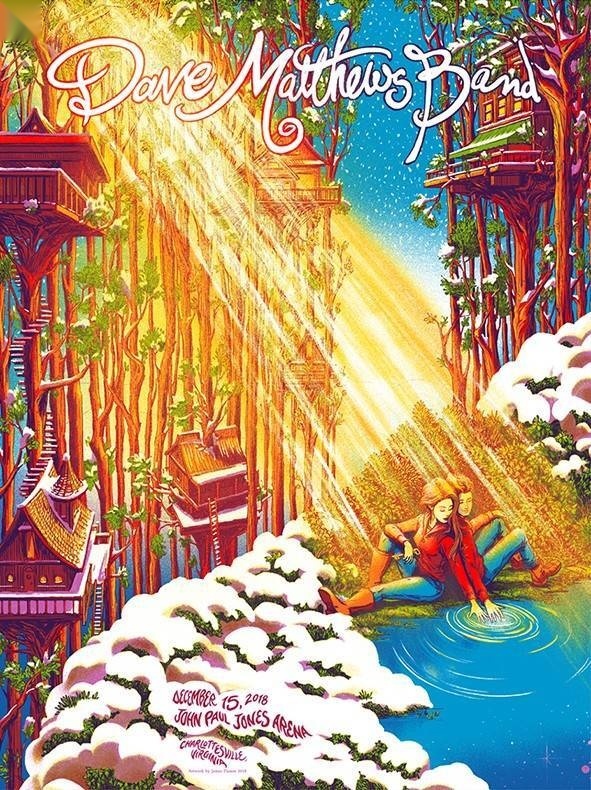James Flames — Dave Matthews Band, Northwell Health at Jones Beach Theater, Wantagh, NY · Jul 17, 2018 Artist Poster
