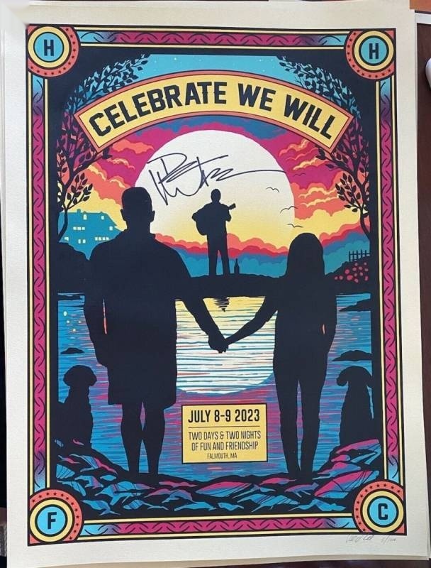 Methane Studios — Dave Matthews Band, Celebrate We Will, Falmouth, MA · Jul 8–9, 2023 Show Poster
