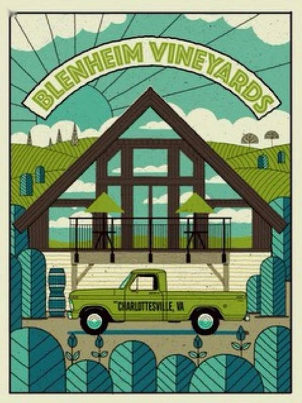 Methane Studios — Dave Matthews Band, Blenheim Vineyards, Charlottesville, VA · Oct 17, 2024 Poster