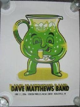 Methane Studios — Dave Matthews Band, Ruoff Music Center, Noblesville, IN · Jun 2, 2006 Artist Poster