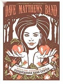 Methane Studios — Dave Matthews Band, Freedom Mortgage Pavilion, Camden, NJ · Aug 13, 2008 Artist Poster