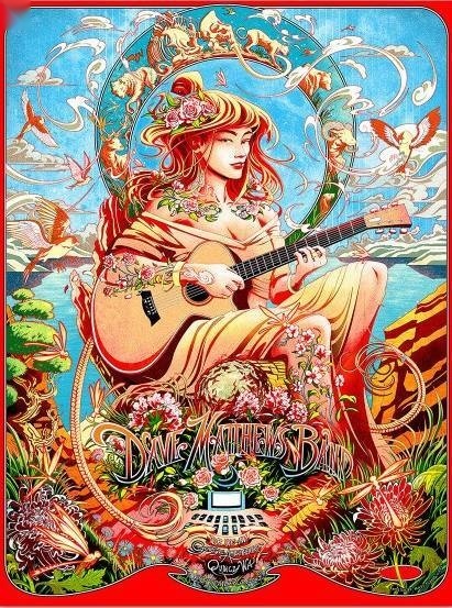 Miles Tsang — Dave Matthews Band, The Gorge Amphitheatre, George, WA · Sep 4, 2020 Artist Poster